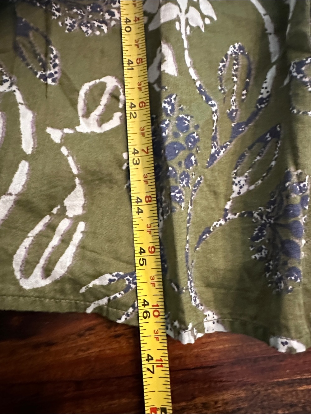 Zara Olive tiers Tie-Shoulder smocked Maxi Navy White floral 100% cotton M dress - Picture 14 of 15